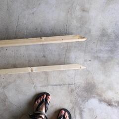 手作りラダーレール　ロープの画像