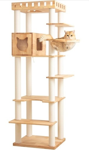 木製キャットタワー【美品】