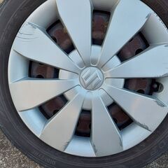 スズキ純正　155/65R14　タイヤホイール4本セットの画像
