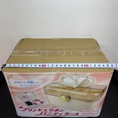 プリンセスリボンバニティケース！アイボリーの画像