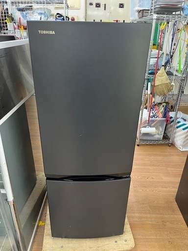 ☆ドリーム荒牧店☆ジモティー割引有☆【クリーニング済】2ドア冷蔵庫/153L/東芝/GR-W15BS(KT)/2025年製