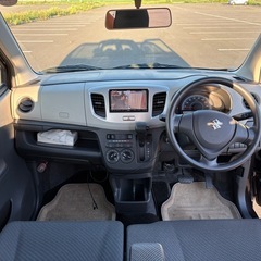 🎉低走行　低燃費　車検あり🎉　スズキ　ワゴンR  2WD ナビ　地デジ　DVD 　Bluetooth 🉐クレジットカード払い、ローンご相談くださいの画像