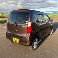 🎉低走行　低燃費　車検あり🎉　スズキ　ワゴンR  2WD ナビ　地デジ　DVD 　Bluetooth 🉐クレジットカード払い、ローンご相談くださいの画像