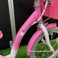 【子供用自転車16インチ】ides アイデス　ミニーマウス・ポルカドット【引取限定・現状渡し】三重県の画像