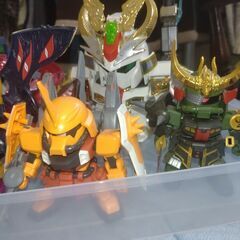 SDガンダムBB戦士その他詰め合わせセット　組み立て済み完成品　ガンダムプラモデルの画像