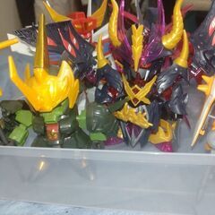 SDガンダムBB戦士その他詰め合わせセット　組み立て済み完成品　ガンダムプラモデルの画像