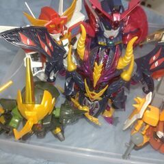 SDガンダムBB戦士その他詰め合わせセット　組み立て済み完成品　ガンダムプラモデルの画像