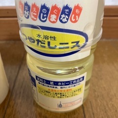 つや消しニス　つや出しニスの画像