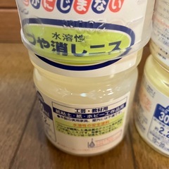 つや消しニス　つや出しニスの画像