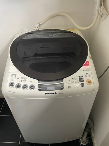 Panasonic 縦型洗濯乾燥機 8kg NA-FR80H5 動作良好