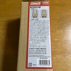 定価6,980円 コールマン　ルミエール ランタン　Coleman キャンプ　テント　アウトドア　ランプ　電球　キャンドル風ガスランタンの画像