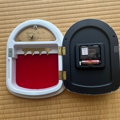 鍵ホルダー　時計　オルゴール付き
の画像