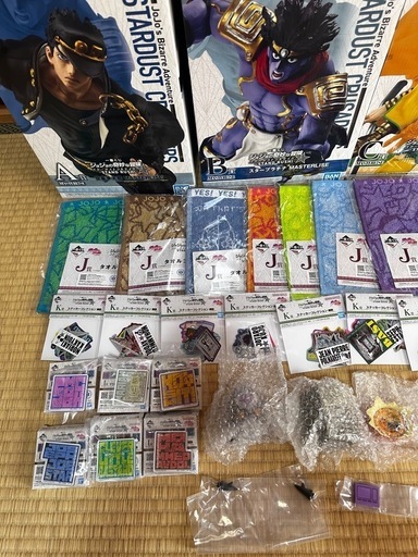 ジョジョの奇妙な冒険一番くじA賞B賞C賞D賞E賞F賞G賞H賞I賞J賞K賞コンプ