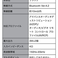 ジャンク/スピーカーのみ/Bluetoothステレオスピーカーの画像