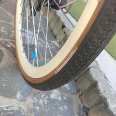 24インチ自転車（ビンク）の画像