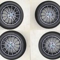BMW 装着　225/55/R17スタットレスタイヤホイールセットの画像