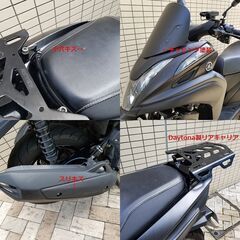 【普通免許仕様もOK】トリシティ155ABS「マットブラック」走行2.7万km台 自賠責保険付★TRIX★の画像
