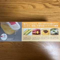 未使用／電子レンジスチーム調理器の画像
