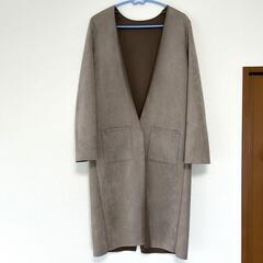 【美品 / GrandTable】スウェード調 ロングコ－ト ヤマダヤの画像