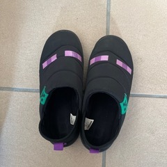 マイクラ エンダーマン ファーサンダル ムートンブーツ 22cmの画像