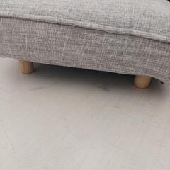 【ドリーム尾浜店】ソファー1人用　BR/GY　 高さ(H)85cm× 幅(W)66cm× 奥行(D)64cmの画像