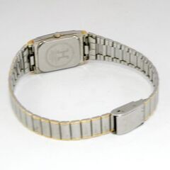 動作品 HILTON QUARTZ クオーツ式腕時計 HQ0013 3針 ブラックダイヤル スクエア レディース 25年9月電池交換 札幌市 清田区 平岡の画像