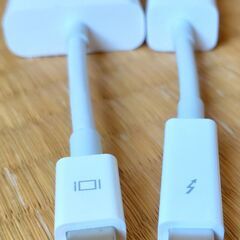 【配送可】美品 Apple Mac 純正 アダプタ A1307、A1433の画像