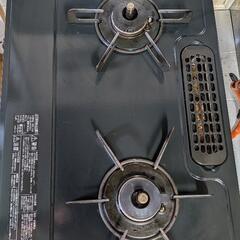 プロパンガス用　2口コンロ　おまけ付きの画像