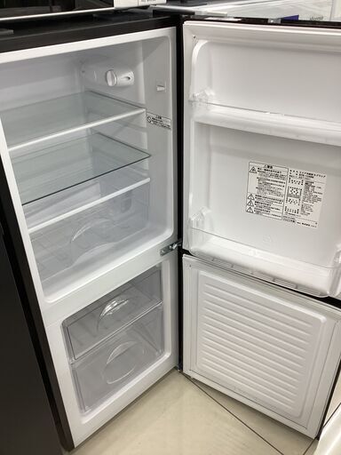 【６ヶ月保証】2ドア冷蔵庫　ニトリ　NTR-106BK
