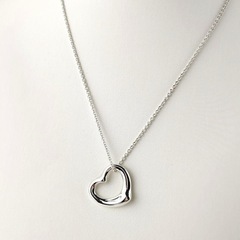 Tiffany & Co.　エルサ・ペレッティ　オープンハートネックレスミニ美品の画像