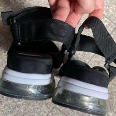ROXY スポーツサンダル ブラック エアクッションの画像