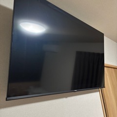 大画面液晶テレビ Hisense 50インチ　壁掛け用！の画像