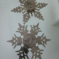 雪の結晶2種類の画像