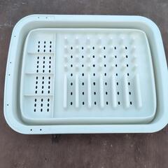 伸縮型　食器水切りカゴ　の画像