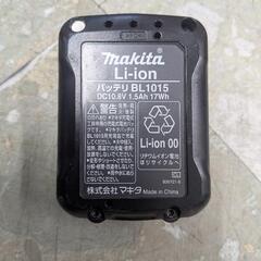 【工具】マキタ 純正 バッテリー 10.8V 1.5Ah BL1015　中古　リサイクルショップ宮崎屋住吉店25.9.7の画像