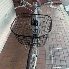 27インチ　外装6段変速　ledオートライト付き　グレーの画像