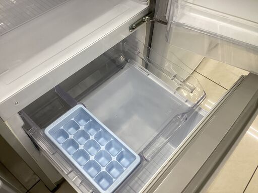 6ヵ月保証】2ドア冷蔵庫 MITSUBISHI MR-P15E-S1 割れ・カビ有