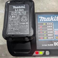 【工具】マキタ 純正 バッテリー 10.8V 1.5Ah BL1015　中古　リサイクルショップ宮崎屋住吉店25.9.7の画像