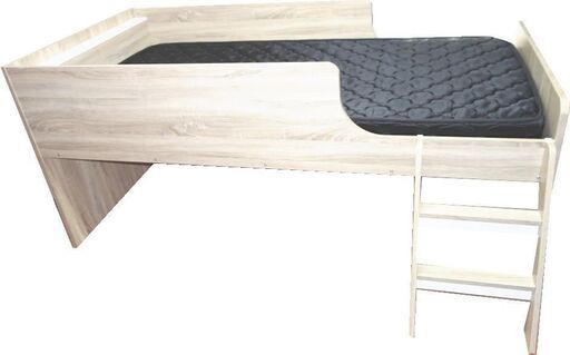 ★ロフトベッド  ★低床 / ロータイプ★ マットレス付き ★別途配送も致します