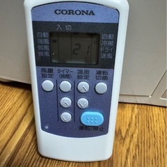 【動作良好】コロナ 窓用エアコン 工事不要 取付簡単 説明書ありの画像