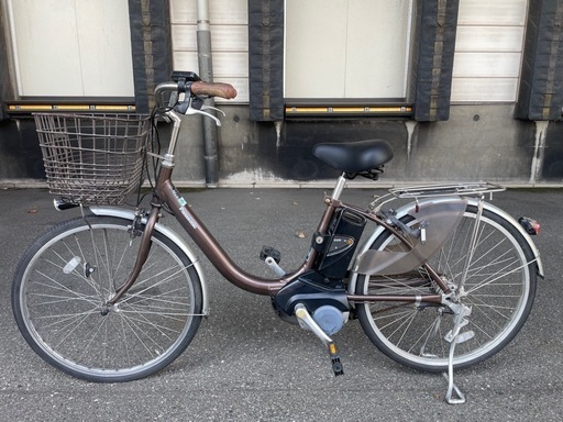 パナソニック電動自転車　茶色