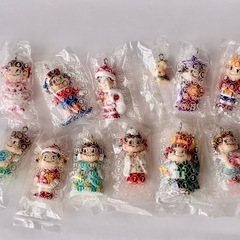 新品★未開封【ペコちゃん♡ポコちゃん大集合】色々キーホルダーの画像