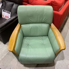 浜本工芸｜革張り｜回転チェア｜シングルソファ