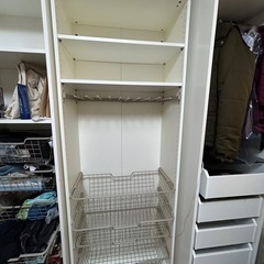 【決まりました】IKEA ウォークインオープンワードローブ・クローゼットの画像