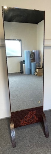 鎌倉彫姿見鏡全身鏡アンティーク (よろず屋) 東山・おかでん