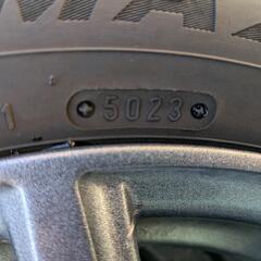N-BOX タイヤホイールセット155/65r14　PCD1004穴4.5j+45 バリ山 軽　引き取り限定　の画像