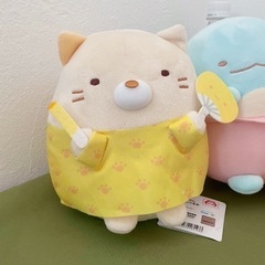 すみっコぐらし　推し活ぬいぐるみ　ねこ　新品　未使用の画像