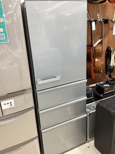 【6ヵ月保証】4ドア冷蔵庫　AQUA　AQR-36G2　野菜室プラスチック部分割れ有