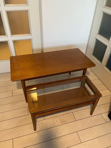 【niko and ... FURNITURE】ネストテーブル 2個セット（美品）