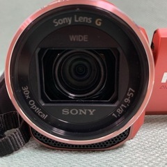 SONY ピンク　ビデオカメラ　HDR-CX535の画像